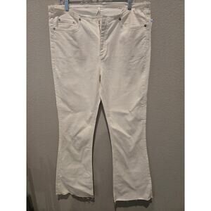 Rag & Bone Kinsley Women's Flare Jeans White Size 33 Summer